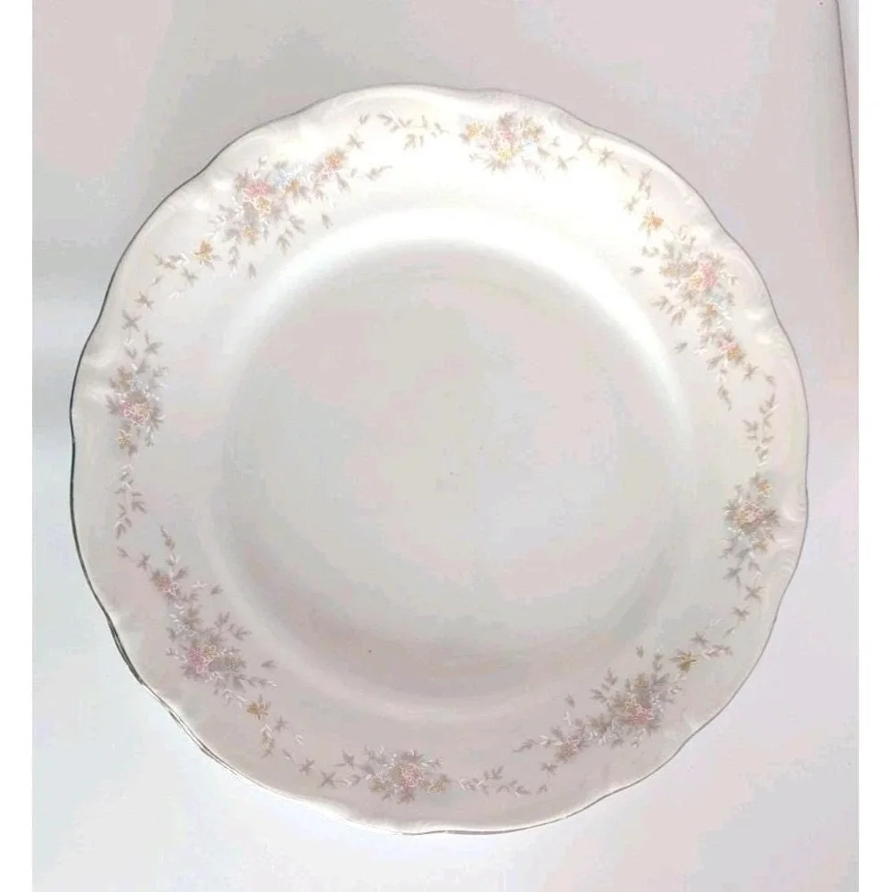 Johann Haviland Bavaria Floral Splendor 10 inch Dinner Plate Set of 2 Germany